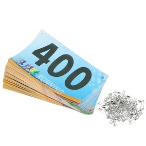 Unique Bargains Tearproof Sports Game Basketball Running Bib Competitor Numbers - 1 of 4