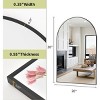 Beautyolove 30"L x 20"W Arched Bathroom Mirror Wall Mounted Mirror - 2 of 4