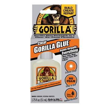 Lot of 2 Gorilla Fabric Glue ~Crystal Clear & Flexible~ (2.5 fl oz Each)  #4524