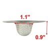 Unique Bargains Home Kitchen Bathroom Mesh Hole Basin Kitchen Sinks Silver Tone 2 Pcs - 2 of 4