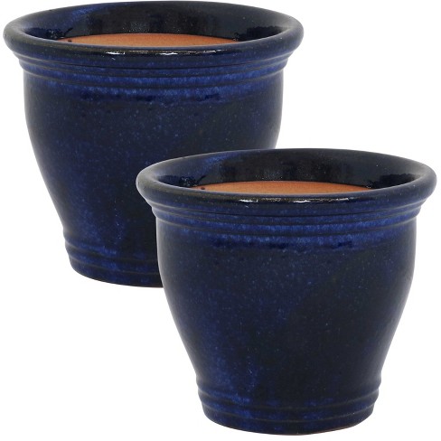 14 Pack 1 Gallon Plant Pots with Saucers, 6 Inch Plastic Garden Flower  Planter w