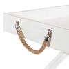 Kate and Laurel Bayville Rectangle Wood Coffee Table, 32x16x18, White - 3 of 4