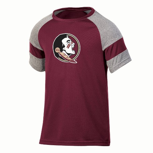 NCAA Florida State Seminoles Boys' Gray Poly T-Shirt - image 1 of 3