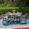 Christopher Knight Home Natividad Outdoor Wicker and Acacia Wood 5 Piece Dining Set - 2 of 4