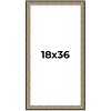PosterPalooza | Panoramic Ornate Silver Picture Frame - UV Acrylic, Foam Board Backing, Hanging Hardware - 2 of 4