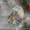 San Francisco Artistry Handmade Ceramic Christmas Ornament, California Art Souvenir| OrnamentallyYou - image 4 of 4