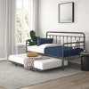 RealRooms Loki Metal Daybed with Pop Up Trundle Bed - 3 of 4