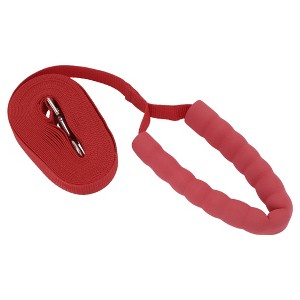 Unique Bargains Training Dog Leash with Foam Handle Leash 32.8ft Red 1 Pc - 1 of 4