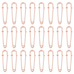 Unique Bargains Metal DIY Blankets Crafts Brooch Making Home Sewing Large Safety Pins 60 Pcs - 1 of 4