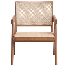 Velentina Rattan & Natural Finish Accent Chair - 1 of 4
