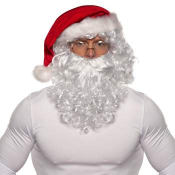 Underwraps Costumes Santa Accessory Kit Adult Costume Set | One Size Fits Most