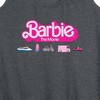 Women's - Barbie - Barbie Transportaion Vehicles Graphic Racerback Tank - 2 of 4