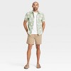 Men's Short Sleeve Poplin Shirt - Goodfellow & Co™ Aqua Blue - 3 of 3