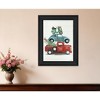 HomeRoots Holiday Travels Black Framed Print Wall Art - 2 of 4