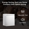 Kismile 2.5 Cu.Ft Deep Freezer with Two Baskets,Energy Saving and Low Noise,7 temperature settings (Black) - 4 of 4