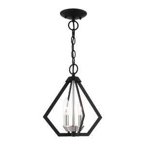 Livex Lighting Prism 2 - Light Chandelier in  Black - 1 of 2