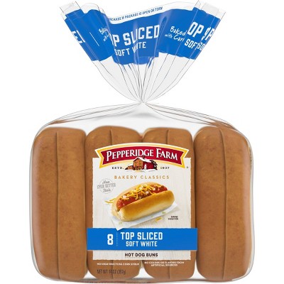 Pepperidge Farm Bakery Classics Top Sliced White Hot Dog Buns - 14oz/8ct