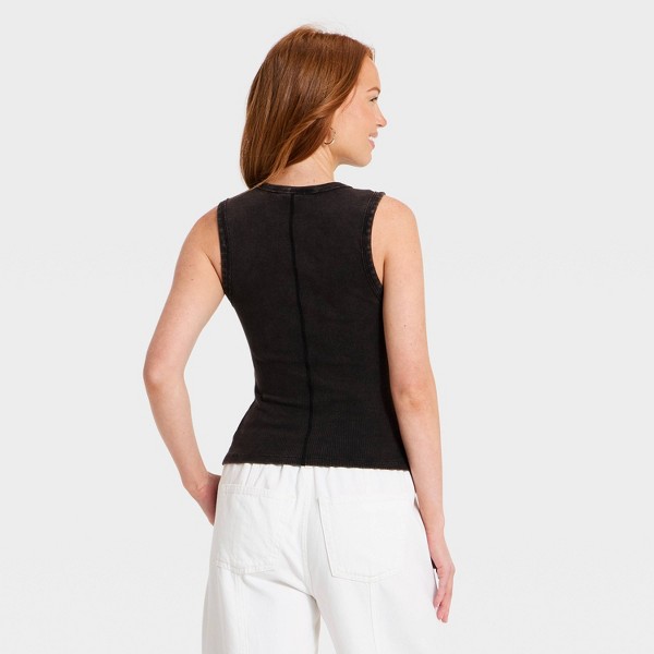 Top de tirantes con borde crudo para mujer - Universal Thread™ 2