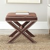 Palmer Ottoman With Silver Nailhead - MCR4589 - Safavieh - 2 of 4