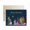 Paper Frenzy Three Wisemen Bringing Gifts Religious Christmas Holiday Cards with Cocoa Shimmer Envelopes - 25 pack - 3 of 3