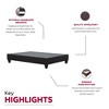 Queen Size Upholstered Platform Bed with Sturdy Frame for Bedroom - 2 of 4