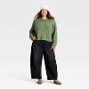 Women's Cozy Cable Crewneck Pullover Sweater - Universal Thread™ - 3 of 3