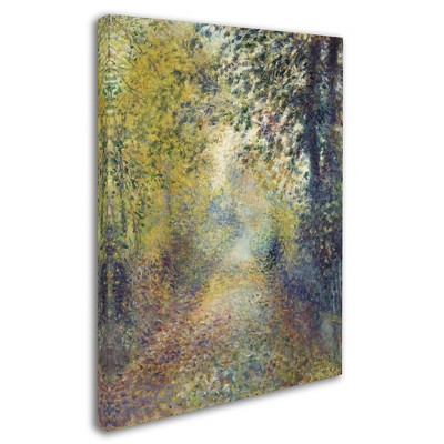 Trademark Fine Art -Renoir 'In The Woods' Canvas Art