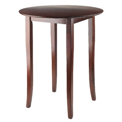 Fiona Round High/Pub Table Antique Walnut - Winsome