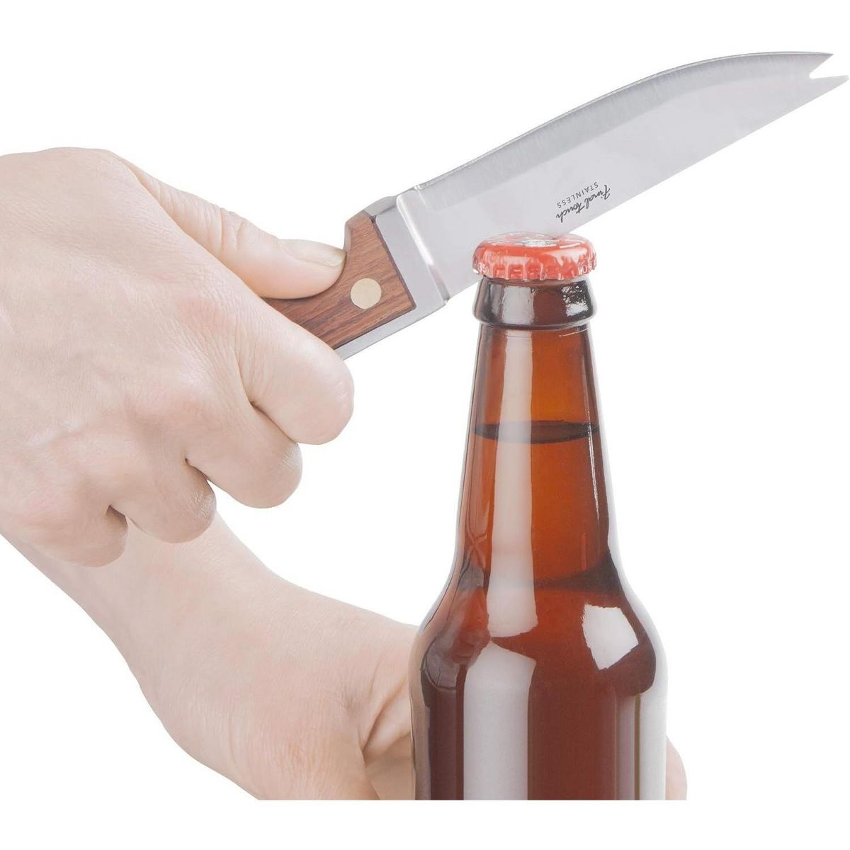 Final Touch Bar Knife & Zester Set - Multi-Function Design for Effortless Cocktail Prep - Adjacent Edge Handle, Stainless Steel Blade, Bottle Opener - thumbnail 5