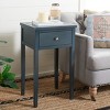 Abel Nightstand With Storage Drawer - Dark Teal - Safavieh. - 2 of 4