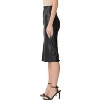 phistic Women's Stretch Faux Leather Pencil Skirt - 2 of 4