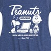 Girls' - Peanuts - Charlie Brown Records Fit & Flair Cap Sleeve Dress - 2 of 4