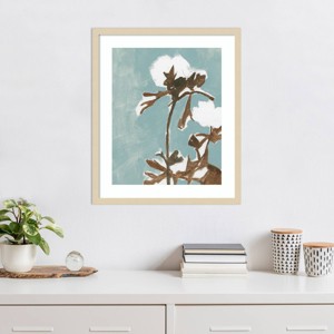 Amanti Art Naive Floral Silhouette III by Cartissi Wood Framed Wall Art Print - 1 of 4