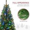 Aghana Digitals 5ft Green Artificial Christmas Tree with 152 LED Lights (Warm White/Multi-Color), - 4 of 4