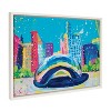 Kate and Laurel Sylvie Chicago Bean Study No 2 Framed Canvas by Rachel Christopoulos - 2 of 4