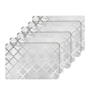 Dainty Home Marble Cork 12" x 18" Placemats Set Of 6 - 1 of 3