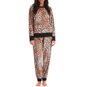 #FollowMe Womens Ultra-Soft Velour Jogger Pajama Set  Relaxing & Stylish Sleepwear - 1 of 1