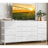 63" W White Dresser TV Stand for 65 70 75 Inch TV, 14 Drawer for Bedroom - 4 of 4