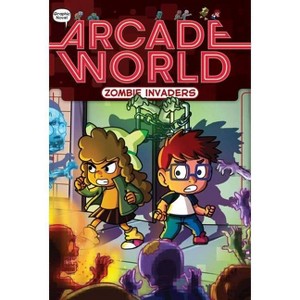 Zombie Invaders - (Arcade World) by  Nate Bitt (Hardcover) - 1 of 1