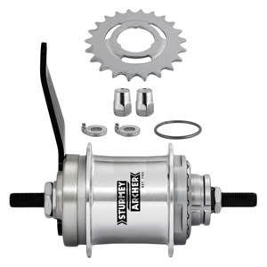 Sturmey Archer 2sp Kick Shift Hub Kit RR 36H Sil 2s - 1 of 1