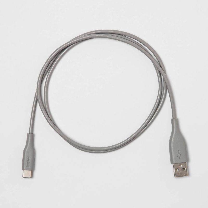 3&#39; USB-C to USB-A Round Cable - heyday&#8482; Wild Dove, 4 of 6
