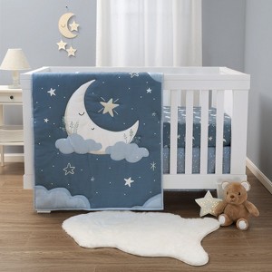 The Peanutshell Crib Bedding Set for Baby Boys and Girls, Celestial Serenity, 3 Pieces - 1 of 4