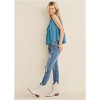 VENUS Womens Linen Tiered Tank Top - 3 of 4