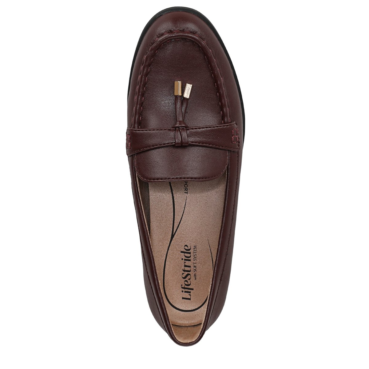 Женские туфли LifeStride Women's Malta 3 Loafer California Wine 8 M — фото 7