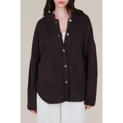 Women's Boucle Button Down Cardigan - GRADE & GATHER