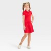 Girls' Short Sleeve Performance Uniform Dress - Cat & Jack™ - 3 of 3