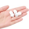 Unique Bargains Silicone Noise Reduction Comfortable Fit Easy to Install Earbuds Tips White 20 Pcs - 4 of 4