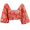 VENUS Womens Linen Wrap Top - 4 of 4