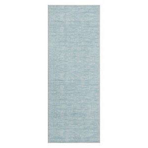 Coolmee Area Rugs for Living Room Modern Stripe Style Low Pile Non Skid Washable Ultra-Thin Low Pile Carpets Bedroom Office - 1 of 4