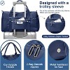 Hachikiko Gym Tote Duffle Bag with Wet Pocket & Shoe Compartment,Water Resistant Travel Carry On Weekender Bag - 4 of 4